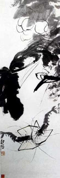 chinese masters paintings qi baishi qbs0084 A4 Photo Print