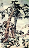 chinese masters paintings xu beihong xbh0018 A4 Photo Print