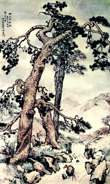 chinese masters paintings xu beihong xbh0018 A4 Photo Print