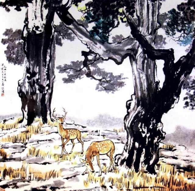 chinese masters paintings xu beihong xbh0025 A4 Photo Print