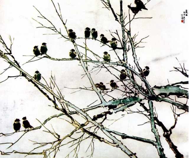 chinese masters paintings xu beihong xbh003 A4 Photo Print