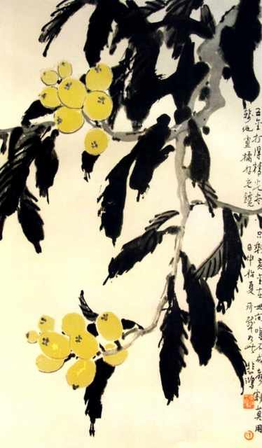 chinese masters paintings xu beihong xbh0033 A4 Photo Print