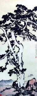 chinese masters paintings xu beihong xbh0035 A4 Photo Print