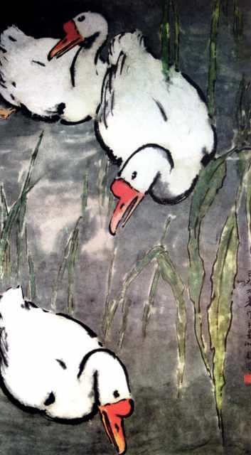 chinese masters paintings xu beihong xbh0049 A4 Photo Print