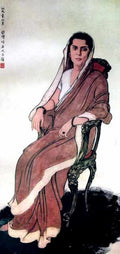 chinese masters paintings xu beihong xbh005 A4 Photo Print