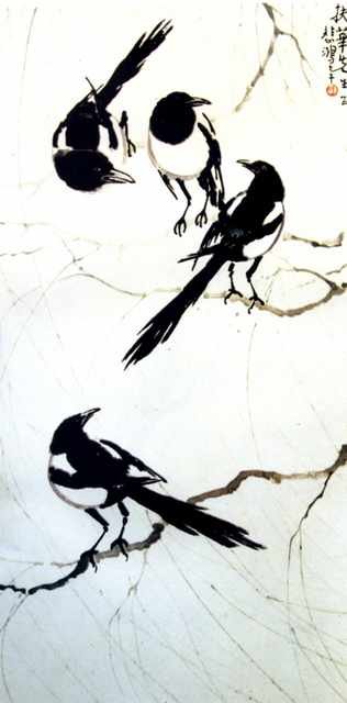 chinese masters paintings xu beihong xbh0055 A4 Photo Print