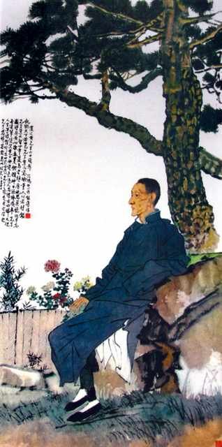 chinese masters paintings xu beihong xbh0057 A4 Photo Print