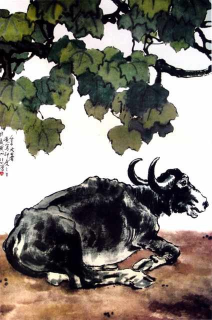 chinese masters paintings xu beihong xbh0062 A4 Photo Print
