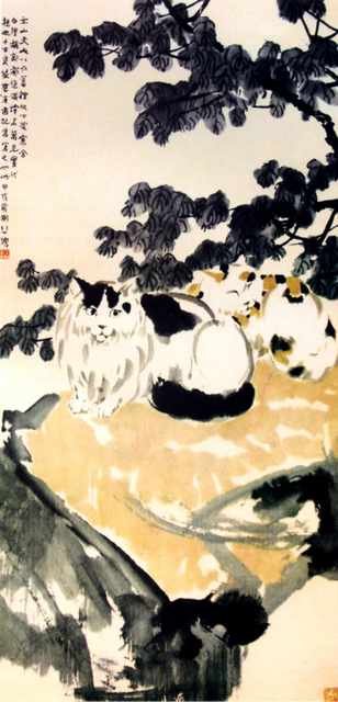 chinese masters paintings xu beihong xbh0068 A4 Photo Print