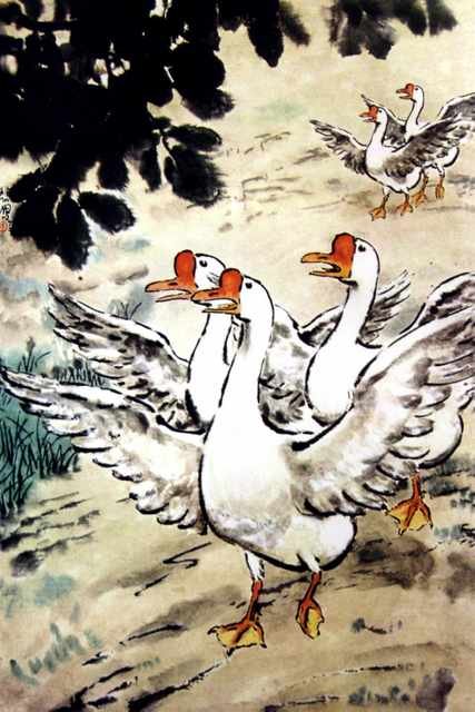 chinese masters paintings xu beihong xbh0076 A4 Photo Print