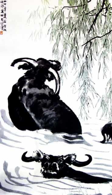 chinese masters paintings xu beihong xbh0086 A4 Photo Print
