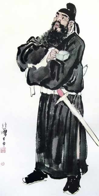 chinese masters paintings xu beihong xbh009 A4 Photo Print