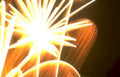 christmastree night motionblur Vintage A4 Photo Print