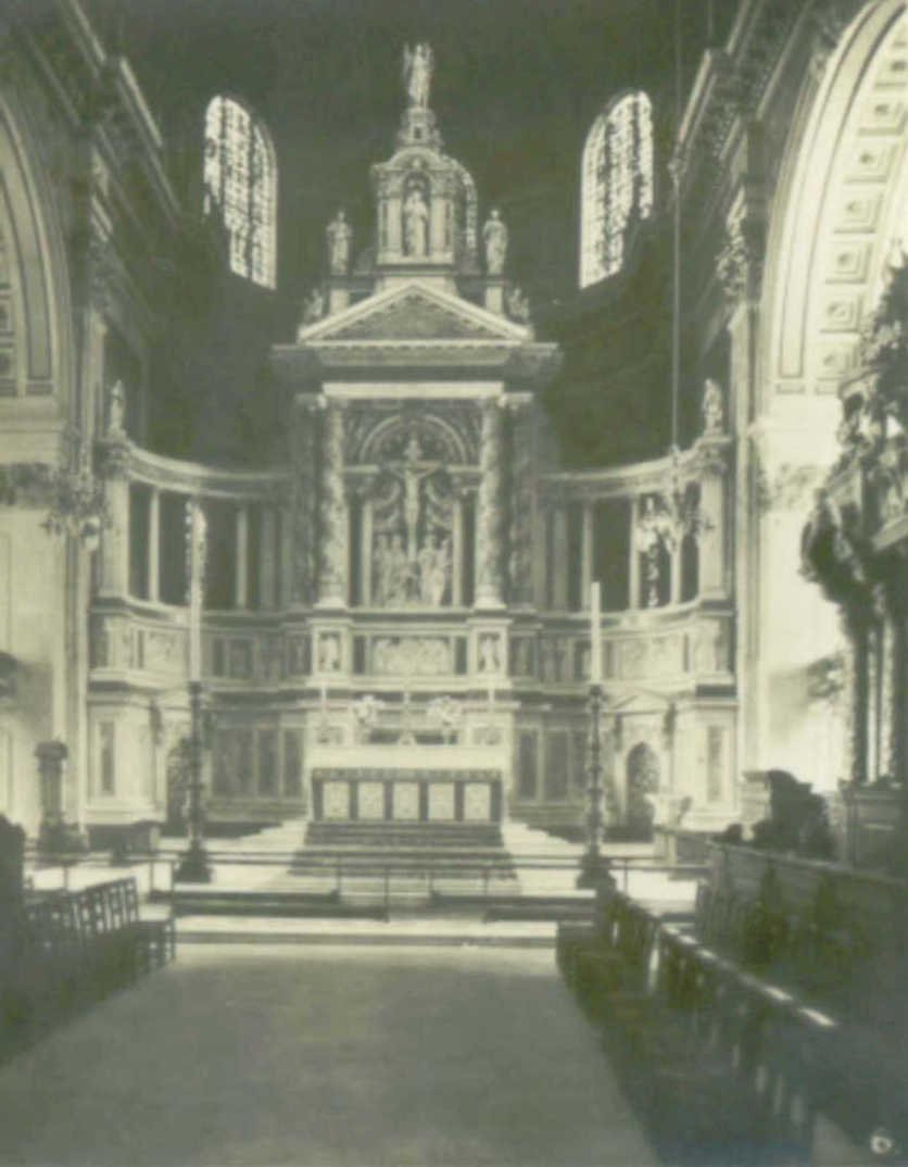 church altar 1908Vintage 1880s 1900s A4 Photo Print
