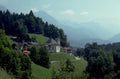 church cottages mountains 1980s 1990s A4 Photo Print
