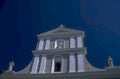 church facade blue 1980s 1990s A4 Photo Print