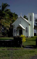 church pacific isle 1980s 1990s A4 Photo Print