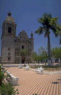 church plaza isla 1980s 1990s A4 Photo Print