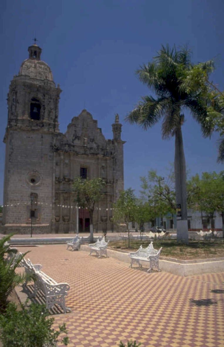 church plaza isla 1980s 1990s A4 Photo Print