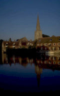 church spire compton 1980s 1990s A4 Photo Print