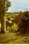 church steps minehead 1Vintage 1880s 1900s A4 Photo Print