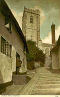 church steps minehead 2Vintage 1880s 1900s A4 Photo Print