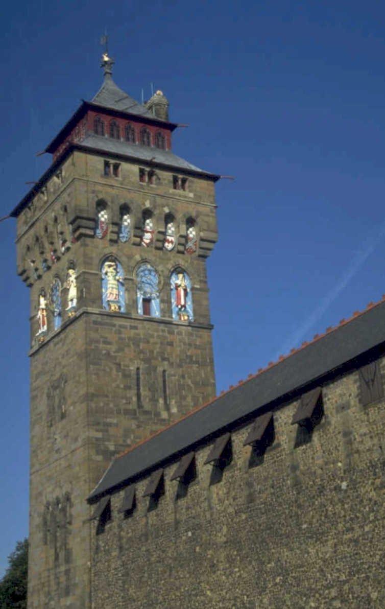church tower prague 1980s 1990s A4 Photo Print