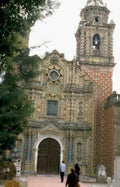 church towers mexico Vintage A4 Photo Print