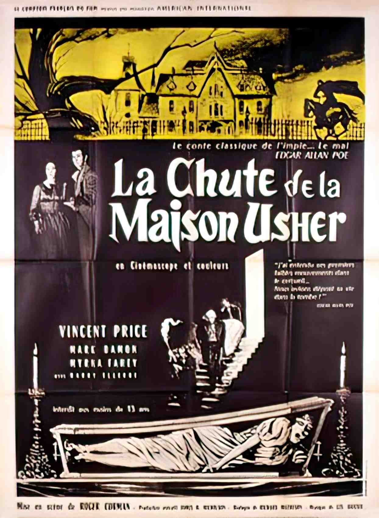 chute maison usher Advert A4 Photo Print