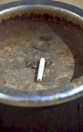 cigarette waste ashtray 1980s 1990s A4 Photo Print