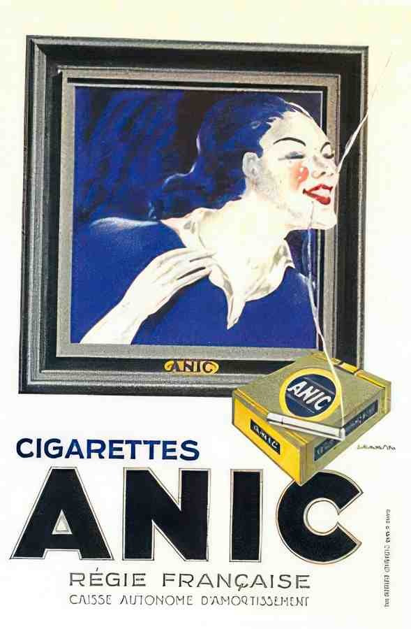 cigarettes Anic Vintage Advert A4 Photo Print