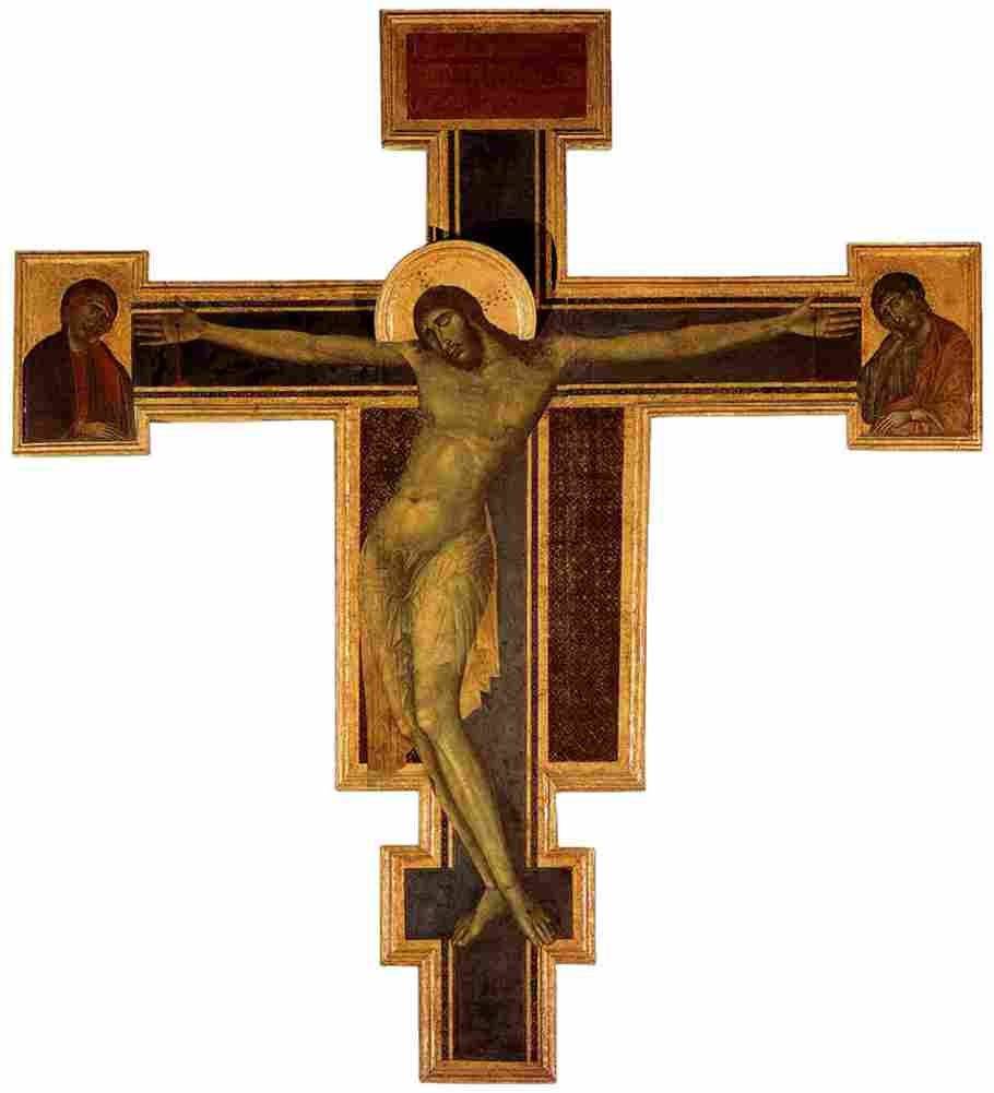 cimabue crucifix Art A4 Photo Print