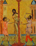 cimabue flagellation Art A4 Photo Print