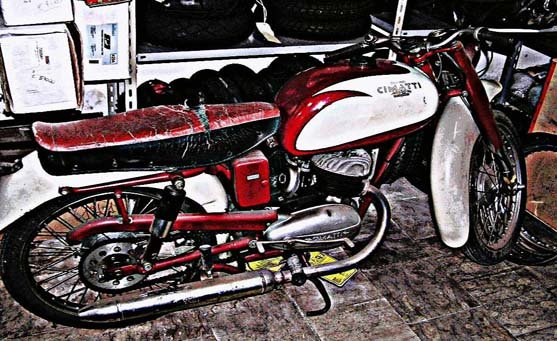cimatti motorbike A4 Photo Print