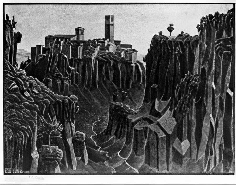 cimino barbarano mc escher 1929 A4 Photo Print