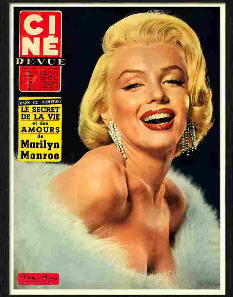 cine revue marilyn monroe cover 2 Advert A4 Photo Print