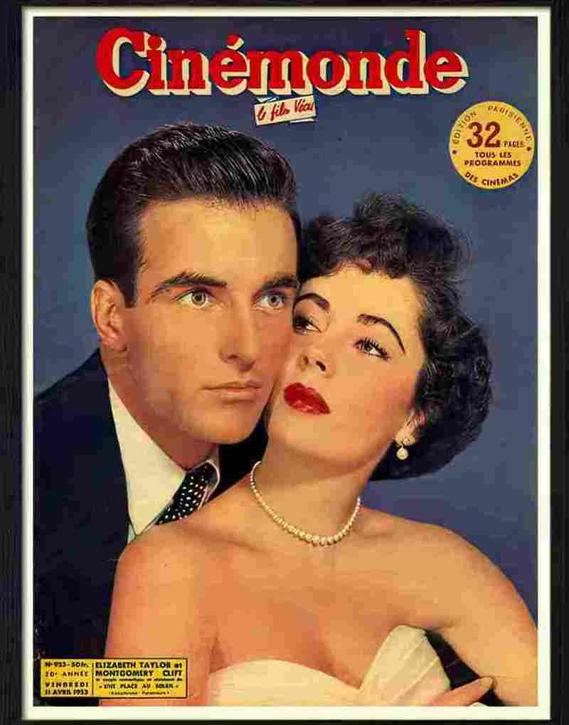 cinemonde liz taylor cover Advert A4 Photo Print