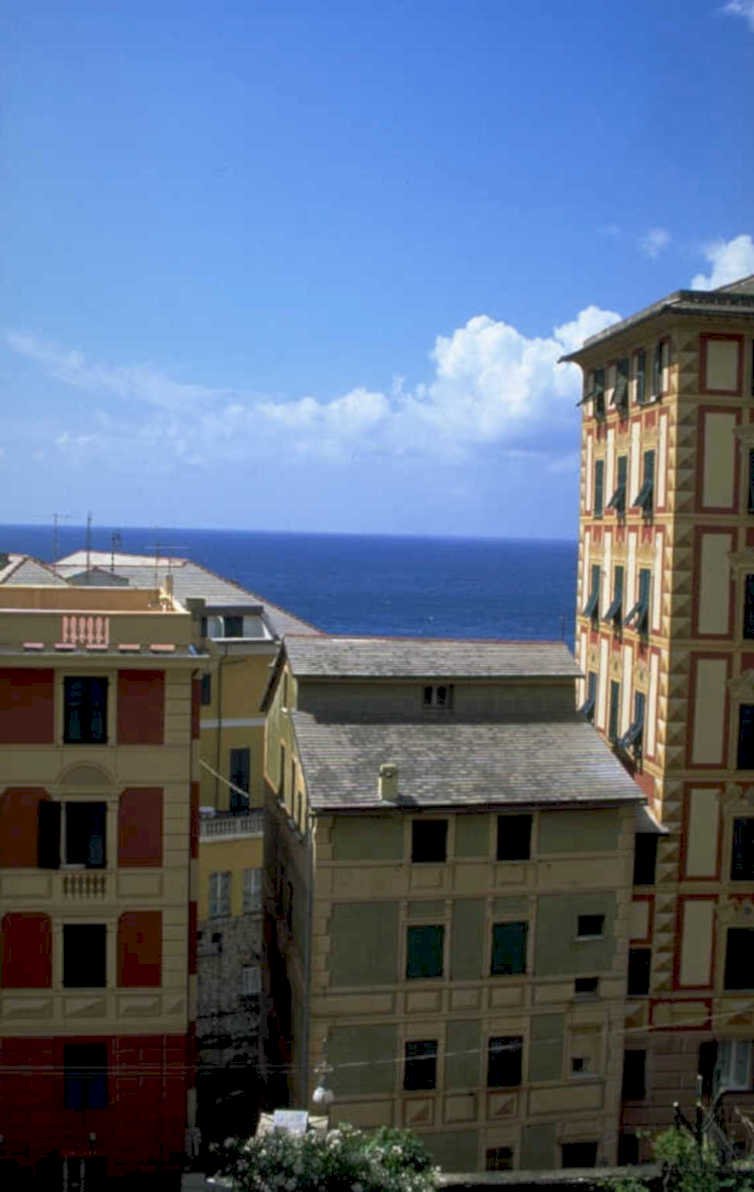 cinque terre houses 1980s 1990s A4 Photo Print