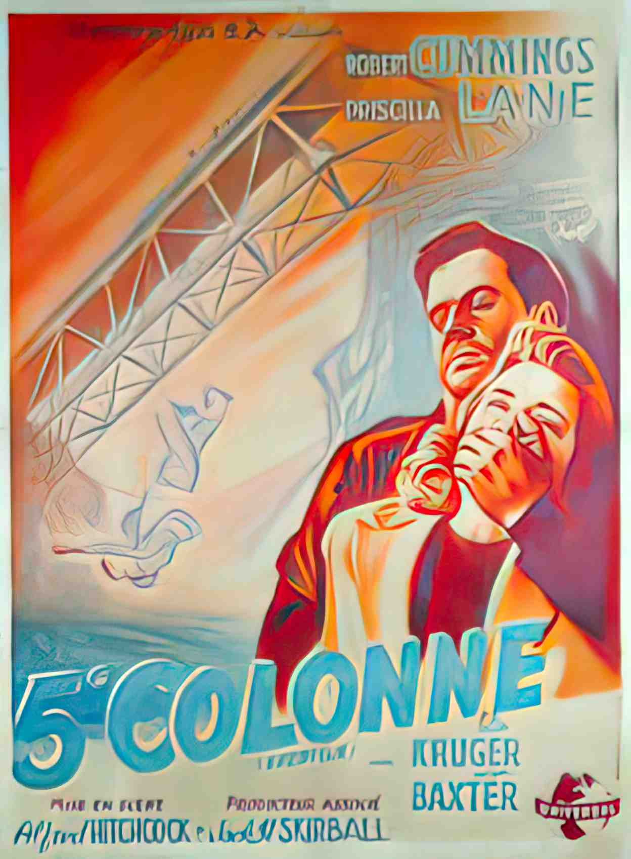 cinquieme colonne Advert A4 Photo Print