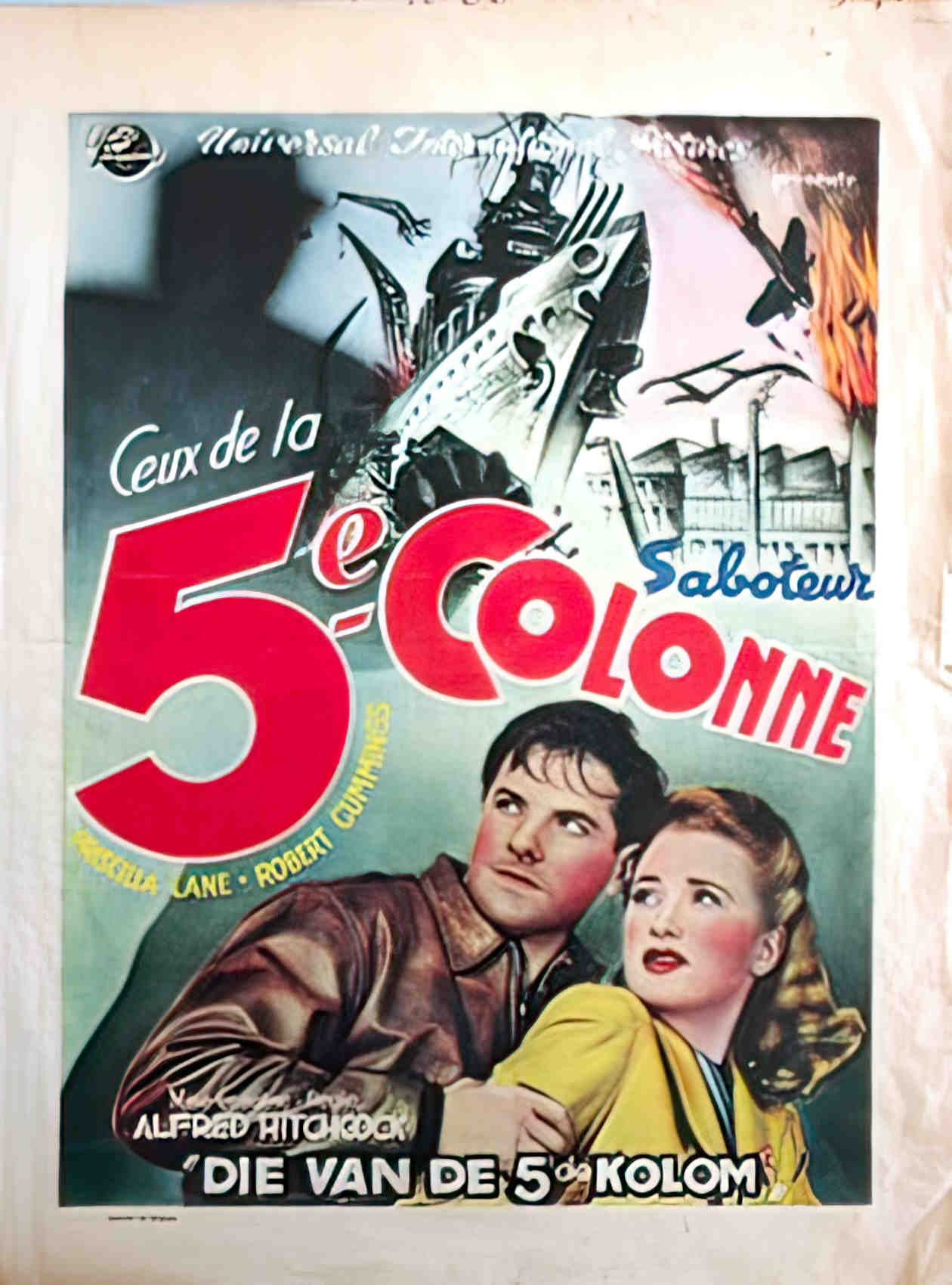 cinquieme colonne belge Advert A4 Photo Print