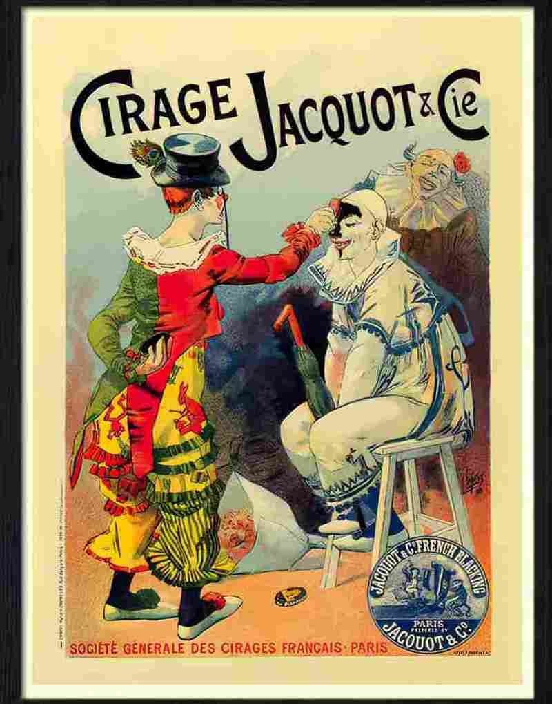 cirage jacquot lucien lefevre 1894 Advert A4 Photo Print