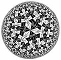 circle limit i mc escher 1958 A4 Photo Print