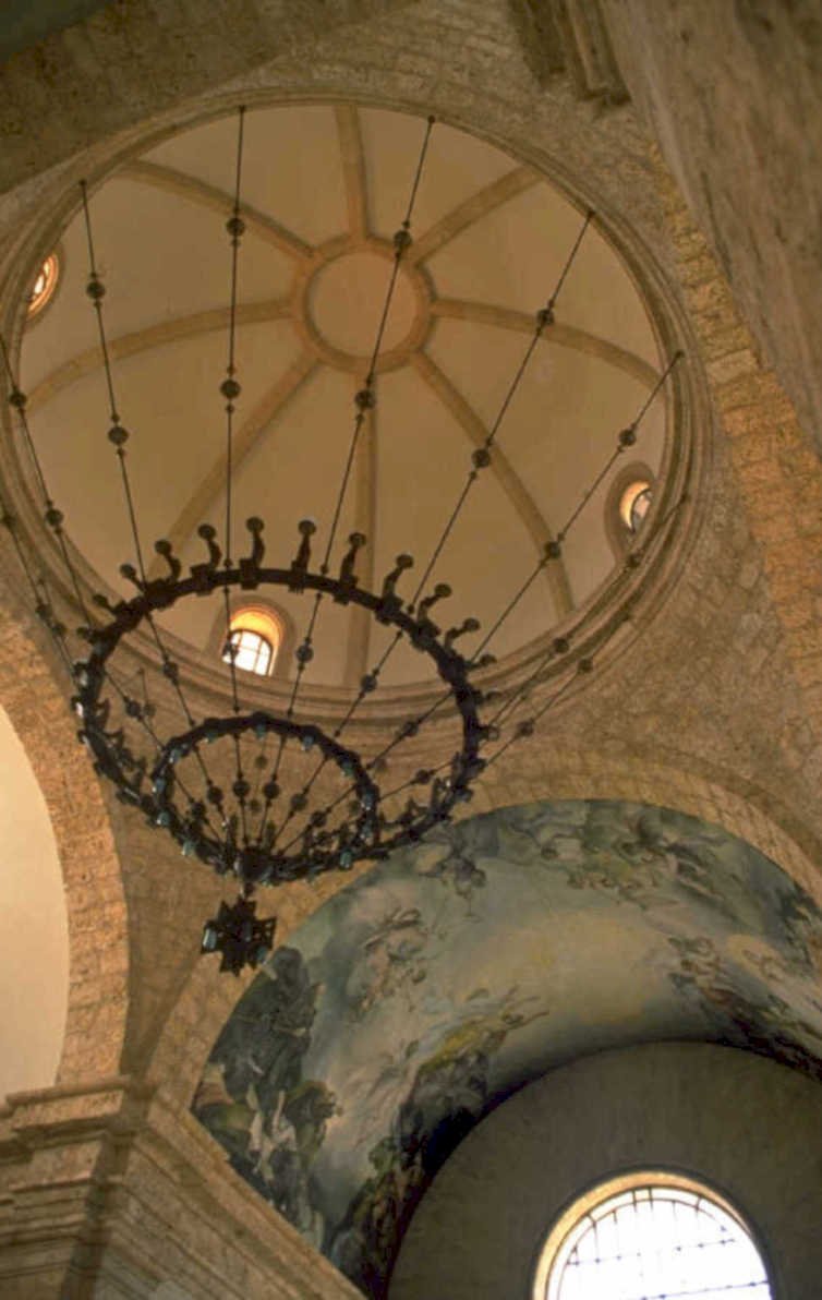 circular chandelier dome 1980s 1990s A4 Photo Print