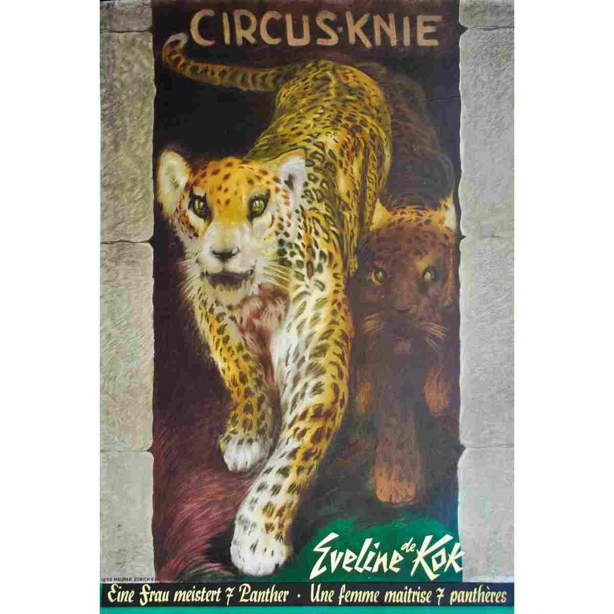 circus knie eveline de kok 1943 2 Advert A4 Photo Print