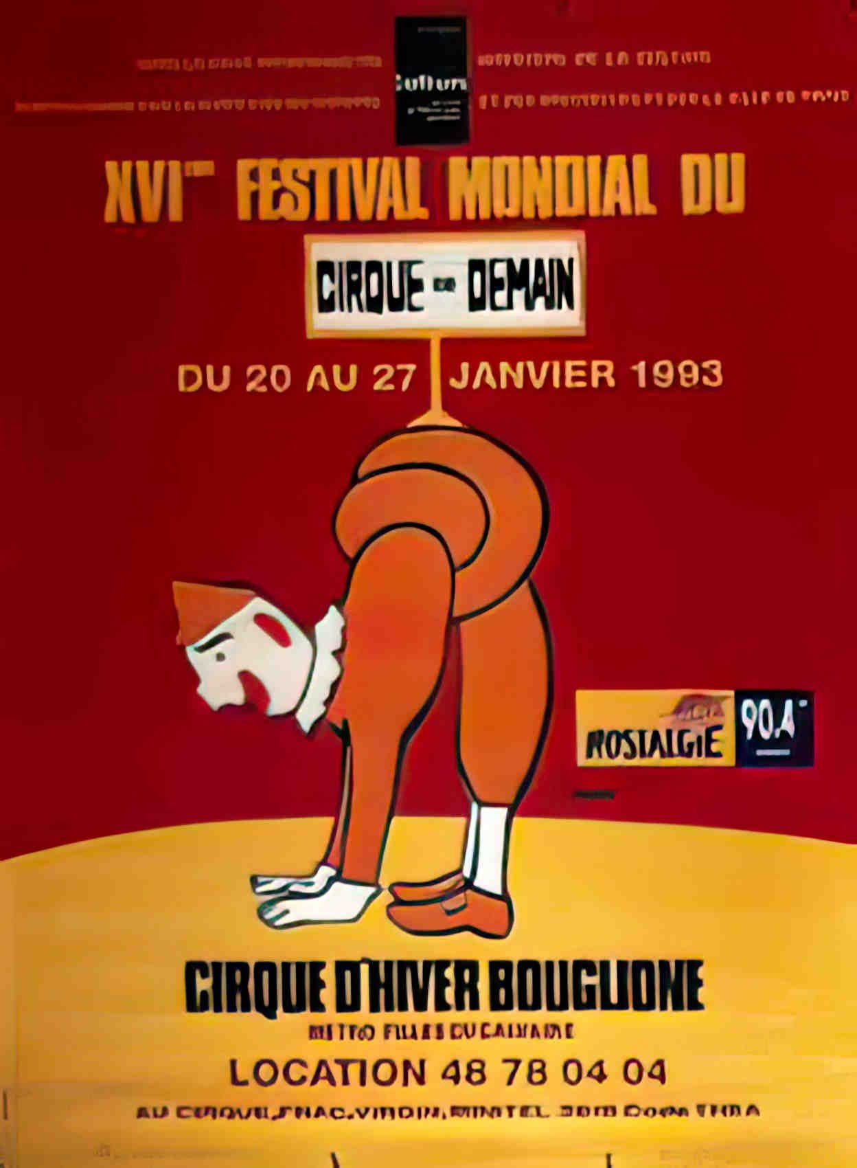 cirqueSavignac Advert A4 Photo Print