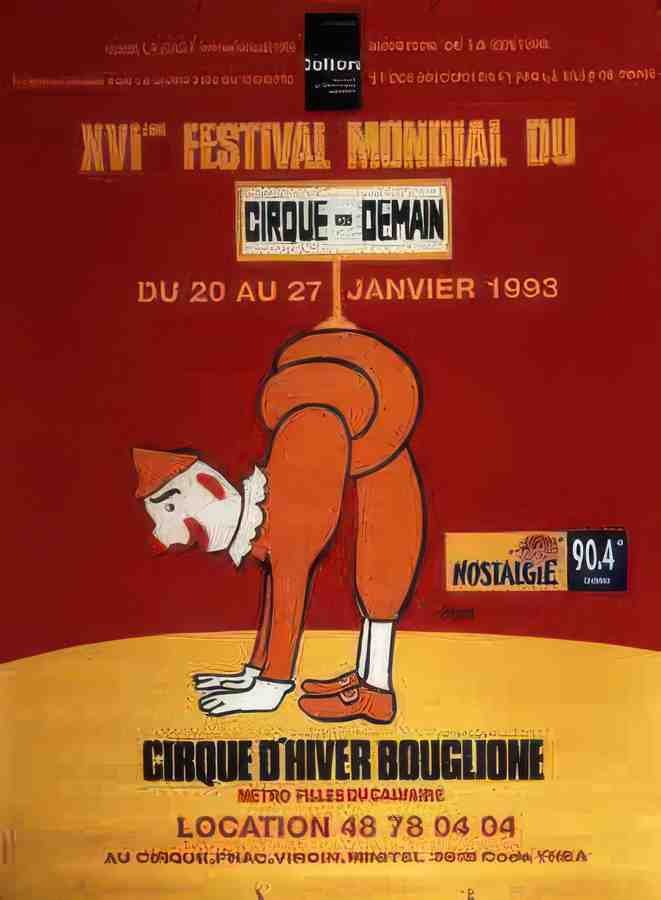 cirqueSavignac Vintage Advert A4 Photo Print