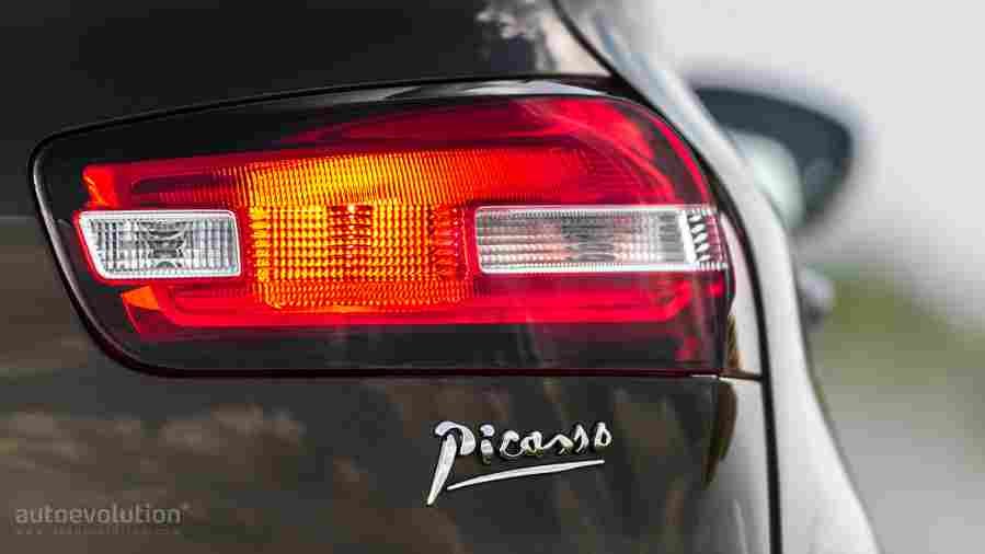 citroen c4 picasso 16 e hdi 2016 14 Car A4 Photo Print