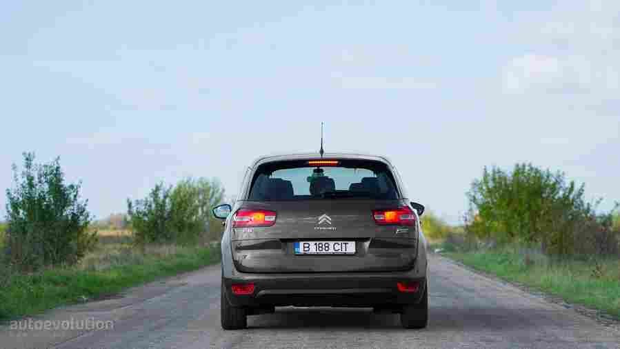 citroen c4 picasso 16 e hdi 2016 15 Car A4 Photo Print