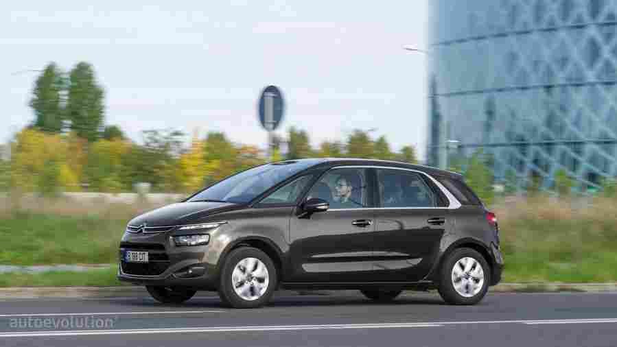 citroen c4 picasso 16 e hdi 2016 3 Car A4 Photo Print