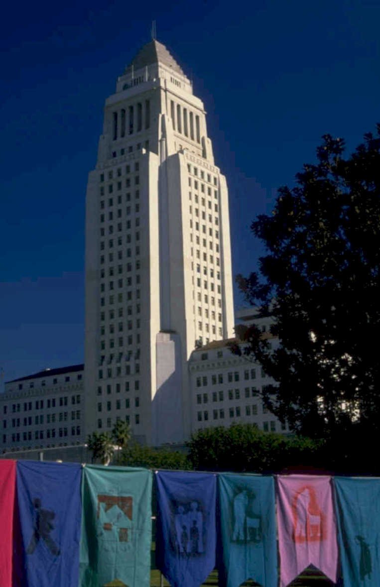 city hall banners 1980s 1990s A4 Photo Print
